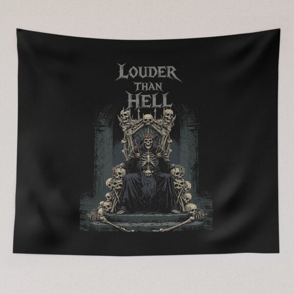 Item preview, Louder Than Hell Vol. 3 - Hail To The King Skull designed and sold by Robert "Hellfish" Fonseca.