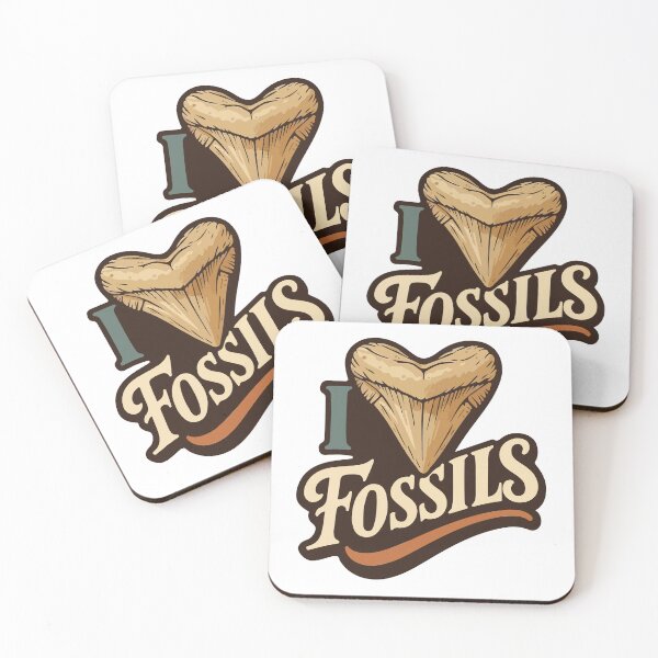 Item preview, I love Fossils - Shark teeth collector - shark teeth lover - fossil hunter gift  designed and sold by anodyle.