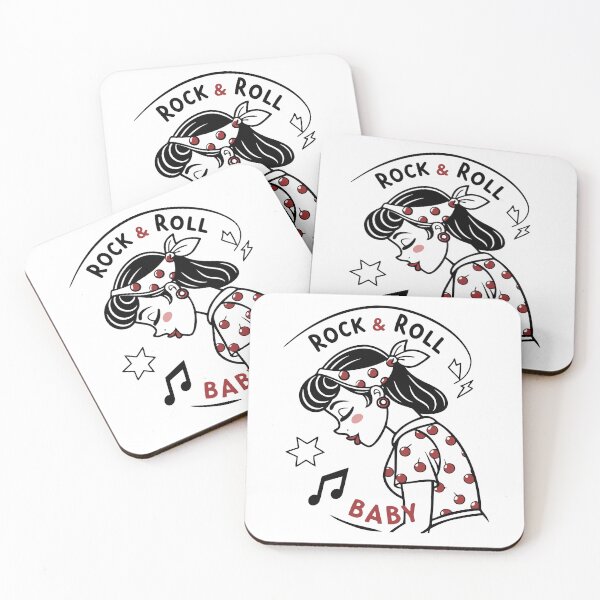 Item preview, Pin-Up Girl - Rock & Roll Baby - #PUG0004 designed and sold by Vex Carver.