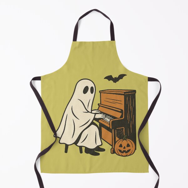 Item preview, Ghost Pianist – Retro 60s Halloween Musician Design designed and sold by Meandmyshop.
