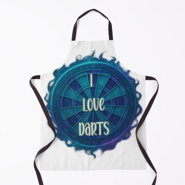 Item preview, I Love Darts – Mystic Neon Dartboard Design designed and sold by Ruhrpott-Design.