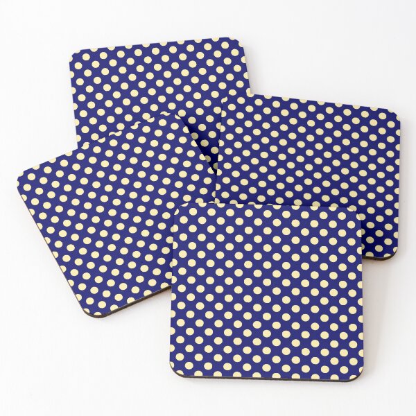 Item preview, Blue and Yellow Polka Dots Pattern designed and sold by Jeallan Designs.