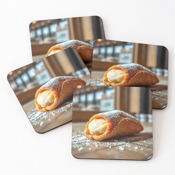 Item preview, Canolli Photo – Delicious Italian Pastry Illustration designed and sold by EmeraldeaArt.