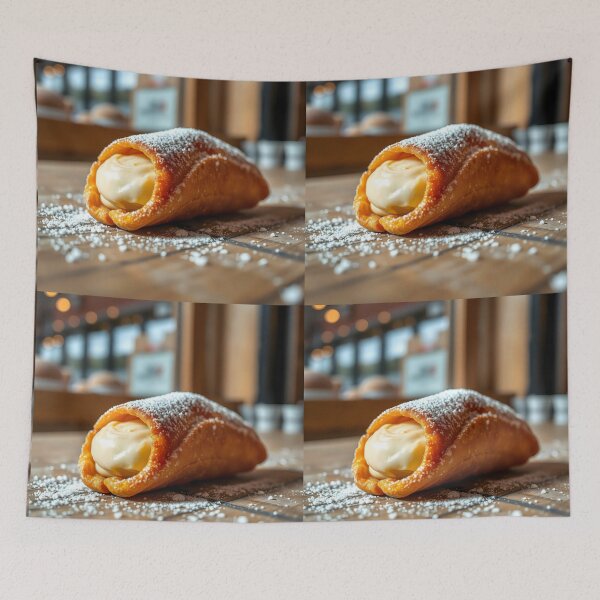 Item preview, Canolli Photo – Delicious Italian Pastry Illustration designed and sold by EmeraldeaArt.