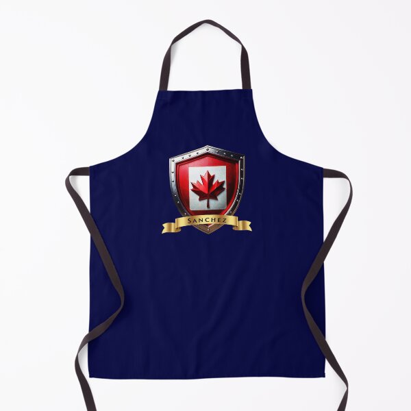 Item preview, Sanchez Family Canada Shield, Maple Leaf Heraldry Crest designed and sold by Highlandkings.