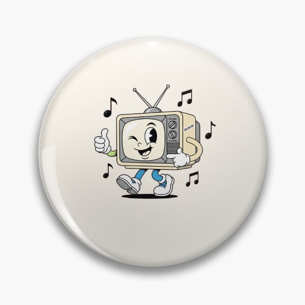 Artikelvorschau, Fröhlicher Retro-TV-Cartoon – Groovy Tech Vibes entworfen und verkauft von HoopeStylee.