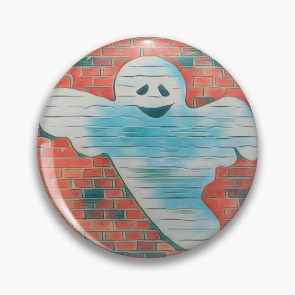 Item preview, Ghost on an orange wall designed and sold by MiKaBerlin.
