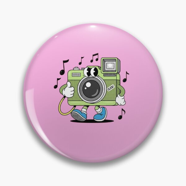 Artikelvorschau, Groovy Retro-Kamera-Cartoon – Fotografie-Tech-Vibes entworfen und verkauft von HoopeStylee.