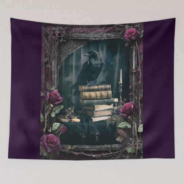 Item preview, CANDLES BOOKS AND CROW designed and sold by Tammera.