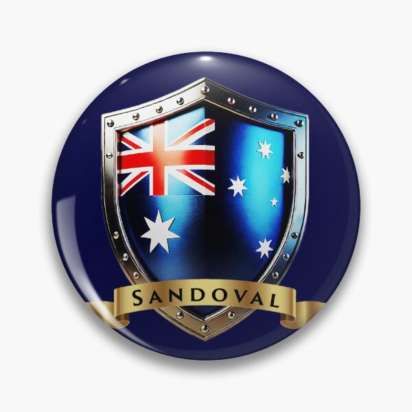Item preview, Sandoval Family Australia Shield, Heritage Crest of Honour designed and sold by Highlandkings.