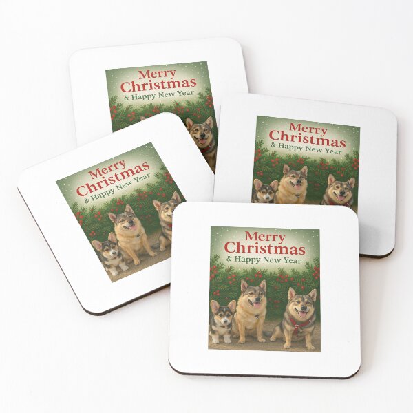 Item preview, Merry Christmas Swedish Vallhund  designed and sold by TheVallhundStop.