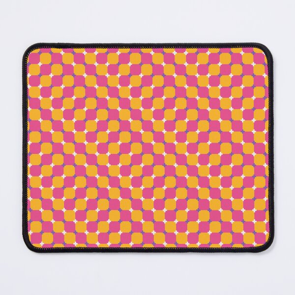 Item preview, Optical illusion pixel tile - magenta and yellow designed and sold by SNG12.