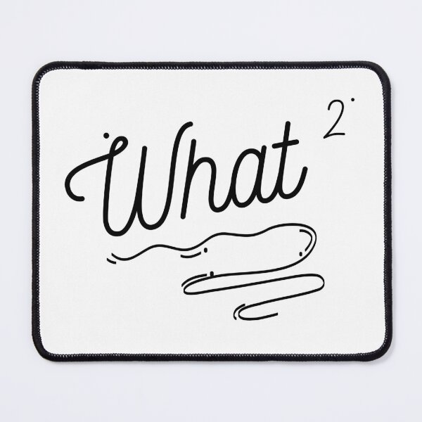 Item preview, What What - What2 - What Squared Cursive Black Letters designed and sold by GFamilyC.
