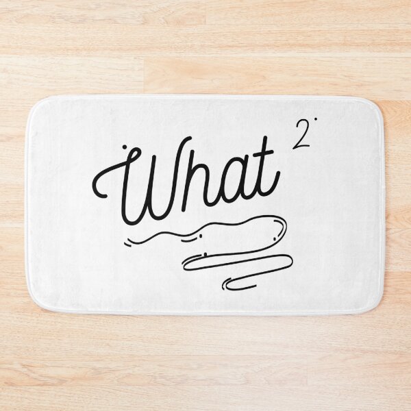 Item preview, What What - What2 - What Squared Cursive Black Letters designed and sold by GFamilyC.