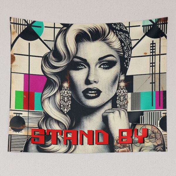 Item preview, Hollywood Pinup- with Stand By lettering designed and sold by williamlharvey.