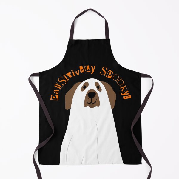 Item preview, "Pawsitively Spooky!" Dog Ghost Costume Fun designed and sold by Leaf & Layer.