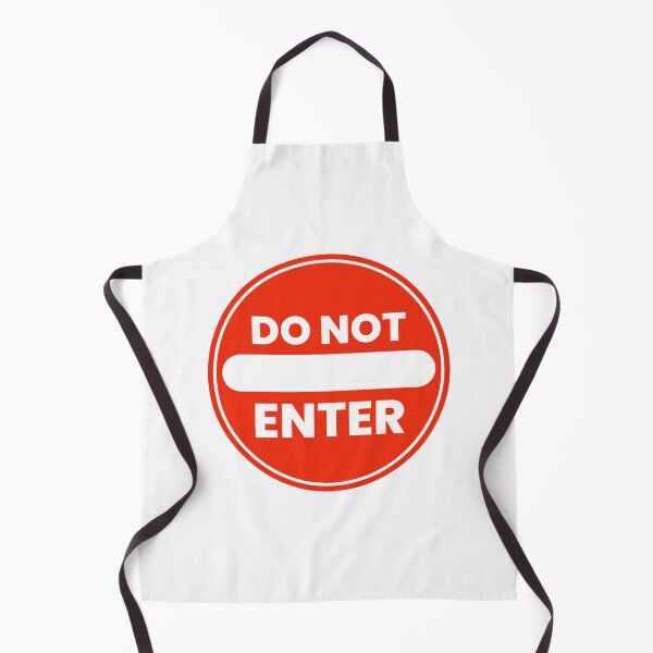 Item preview, Do Not Enter Sign - Red And White Warning Symbol designed and sold by Shape Snip Studio.