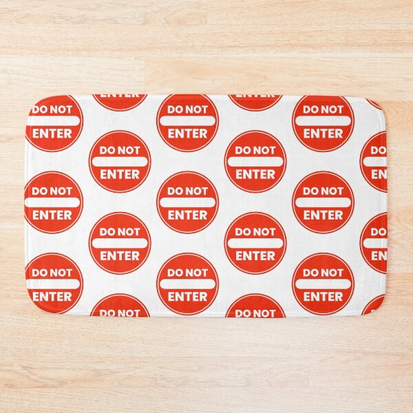 Item preview, Do Not Enter Sign - Red And White Warning Symbol designed and sold by Shape Snip Studio.