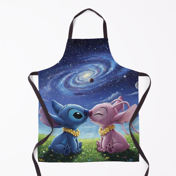 Item preview, Stitch and Angel under the romantic starry sky designed and sold by cloud lee.