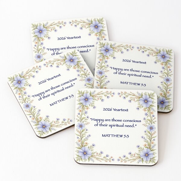 Item preview, 2026 JW Yeartext Lavender Floral  designed and sold by IvaRenee.