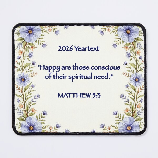 Item preview, 2026 JW Yeartext Lavender Floral  designed and sold by IvaRenee.
