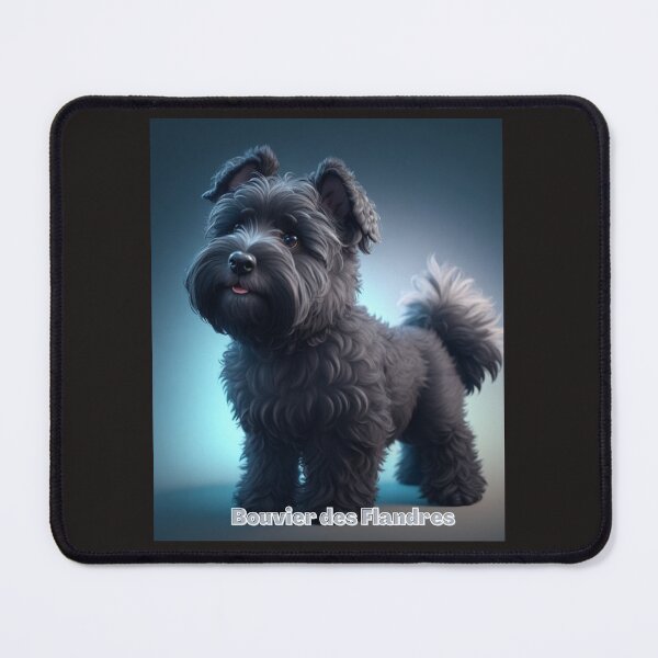 Item preview, Cute Bouvier des Flandres Dog Looking Friendly and Adorable designed and sold by KJ-Books.