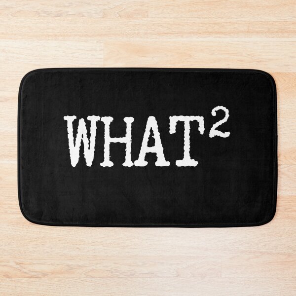 Item preview, What What - What2 - What Squared Typewriter Font White Letters designed and sold by GFamilyC.