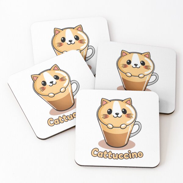 Item preview, Cattuccino – Cute Cat Latte Art Design designed and sold by CMdigit.