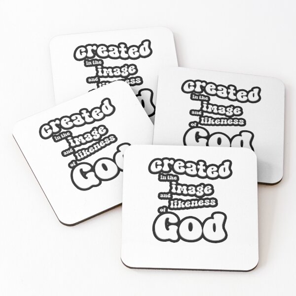 Item preview, Created in the Image and Likeness of God - Christian Faith Scripture designed and sold by G & M artworks.