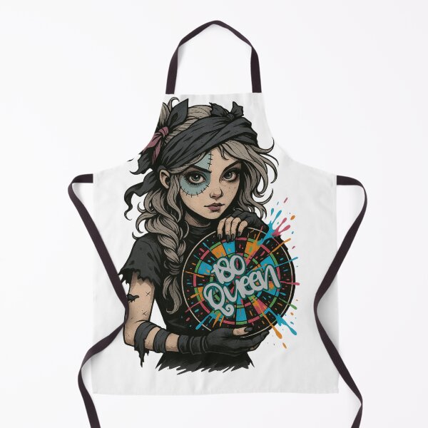 Item preview, 180 Queen – Gothic Darts Girl | Dark Fantasy & Street Art Design designed and sold by Ruhrpott-Design.