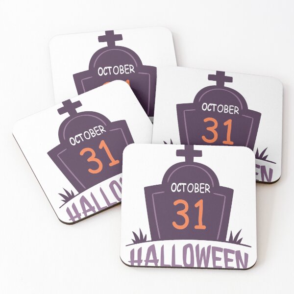 Item preview, Halloween cemetery designed and sold by Artvgs.