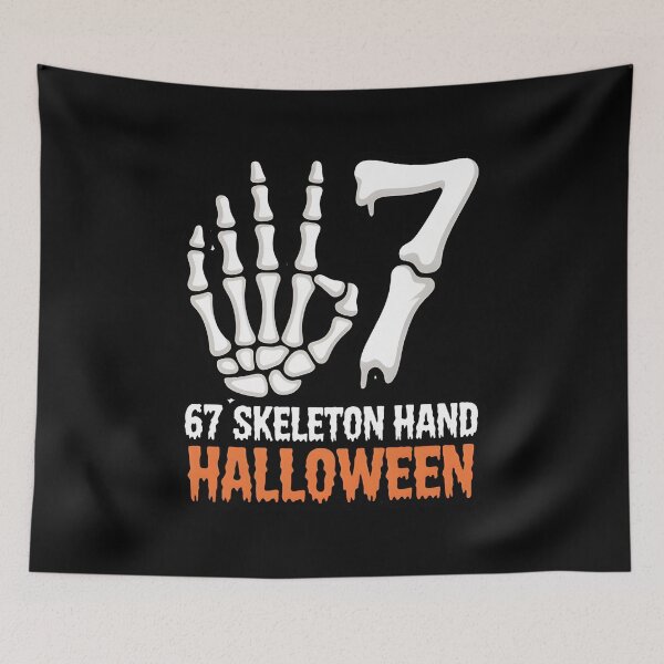 Item preview, 67 Skeleton Hand Halloween designed and sold by Naitsebas.