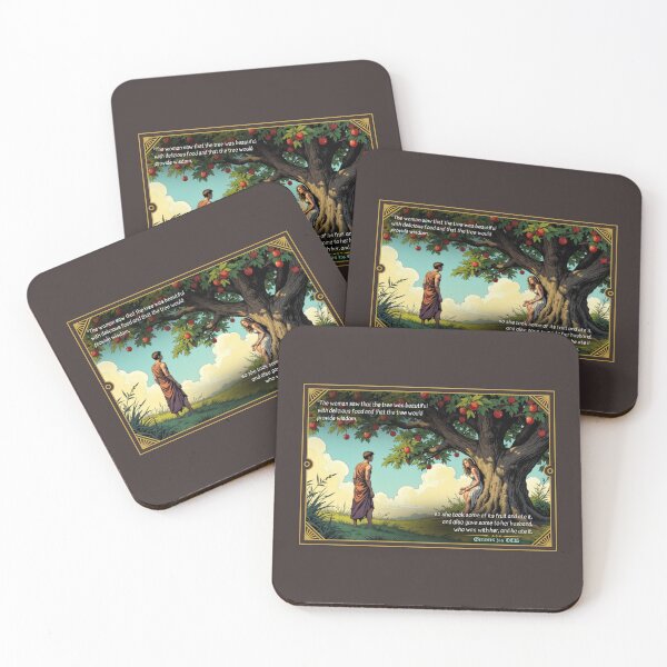 Item preview, Adam and Eve Under the Tree – Genesis 3:6 designed and sold by DesignsByMom.