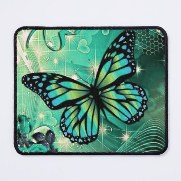 Item preview, Shiny green butterfly love designed and sold by NexusArts.