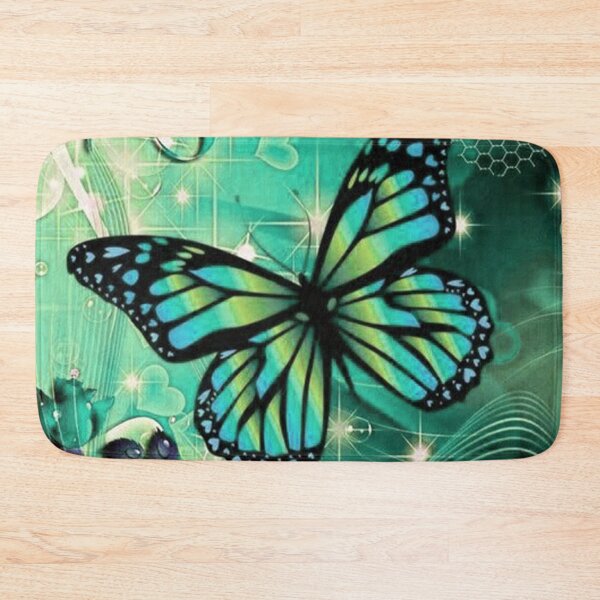 Item preview, Shiny green butterfly love designed and sold by NexusArts.