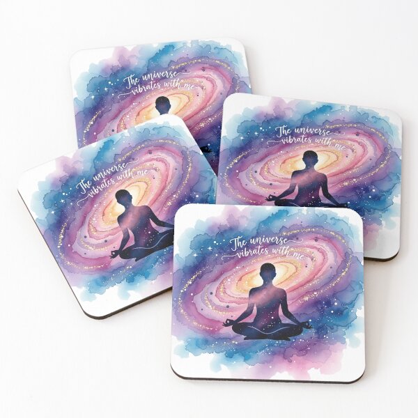 Item preview, Yoga Meditation Galaxy Universe Vibrate With Me designed and sold by karina360.