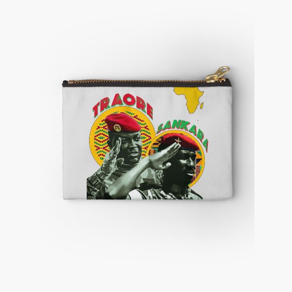 Item preview, Ibrahim Traore and Thomas Sankara - Pan-African Burkina Faso Revolutionary leaders designed and sold by Youngkev-arts.