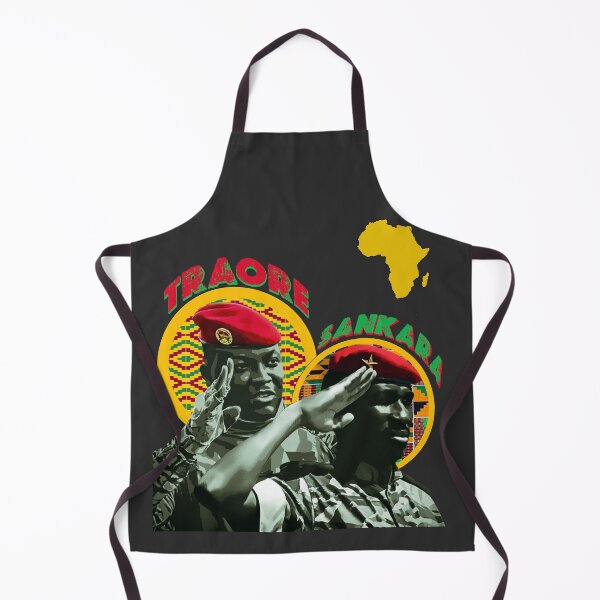 Item preview, Ibrahim Traore and Thomas Sankara - Pan-African Burkina Faso Revolutionary leaders designed and sold by Youngkev-arts.