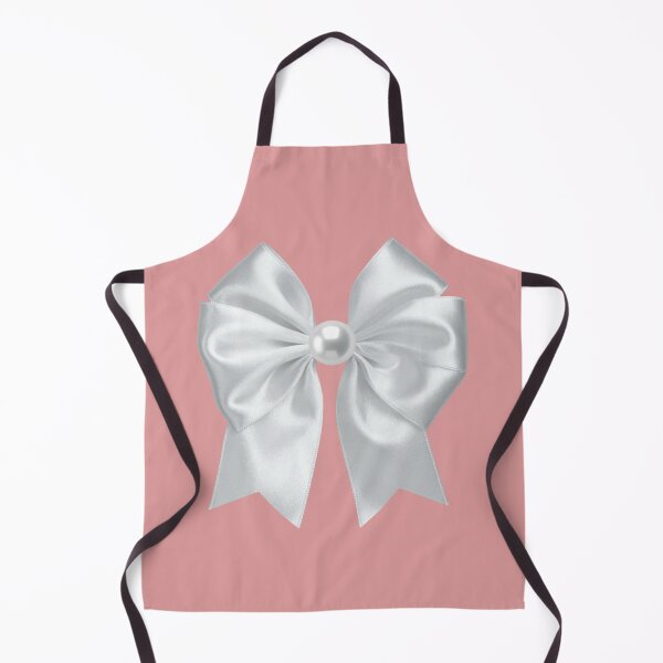 Item preview, White bow with a pearl flatback designed and sold by NadiiArt.