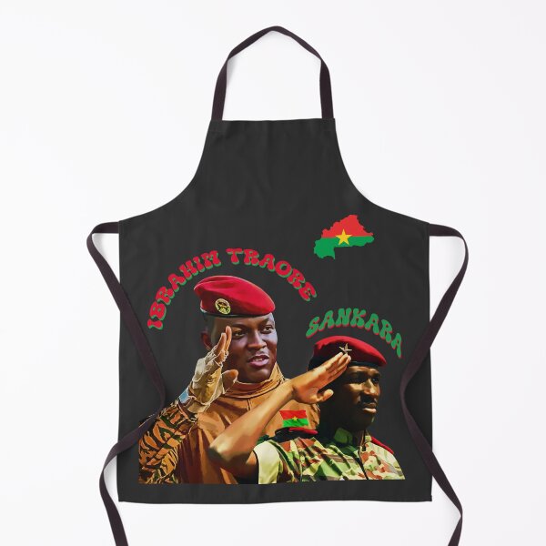 Item preview, Ibrahim Traore and Thomas Sankara - Pan-African Burkina Faso Revolutionary leaders designed and sold by Youngkev-arts.
