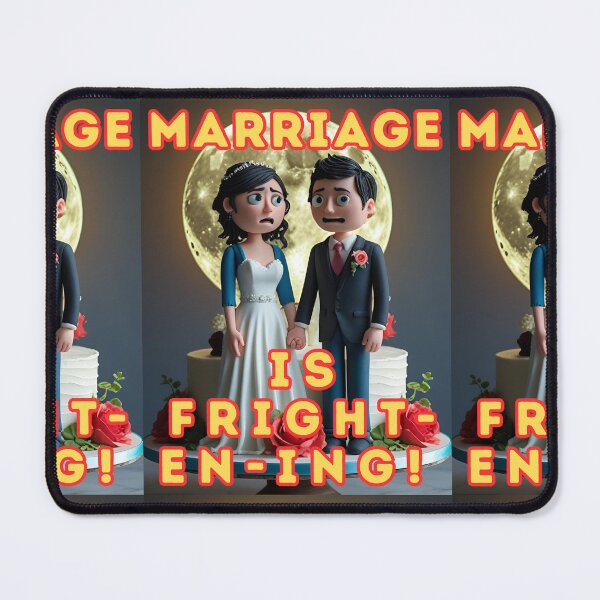 Item preview, MARRIAGE IS FRIGHT-EN-ING! designed and sold by REALiTY WiTHiN.