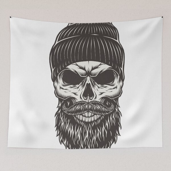 Item preview, Mysterious Skull with Beard designed and sold by RYU.