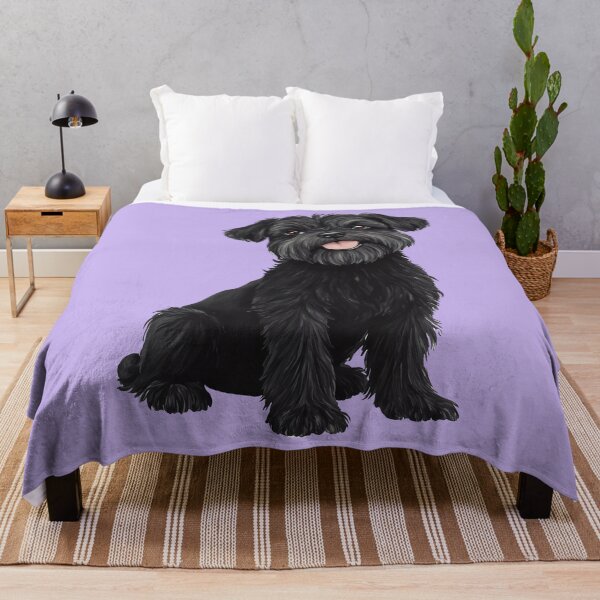 Item preview, Affenpinscher Dog Puppy Watercolor (purple) designed and sold by Magnolia Valley Art.