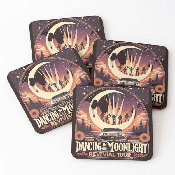 Item preview, Dancing in the Moonlight Revival Tour – Vintage Retro Timeworn Concert Tee Design | 70s Graphic | Fall Aesthetic T-Shirt Art designed and sold by GardenReign.