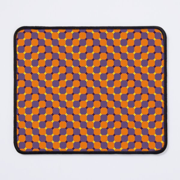 Item preview, Optical illusion pixel tile - purple and orange designed and sold by SNG12.