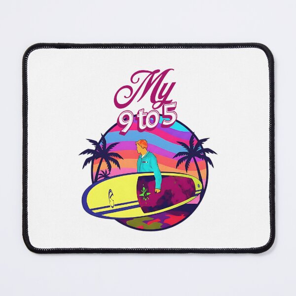 Item preview, My 9 to 5: Surfing designed and sold by Cool Monkey Designs.