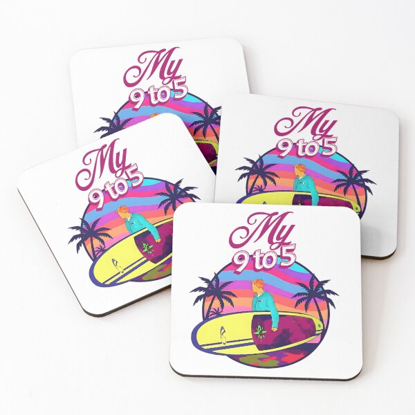 Item preview, My 9 to 5: Surfing designed and sold by Cool Monkey Designs.