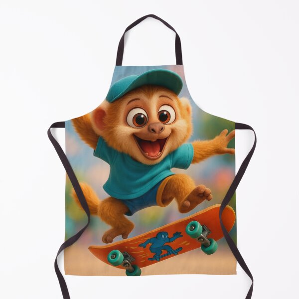 Item preview, Skater Gibbon Mammal designed and sold by Sillytoe.