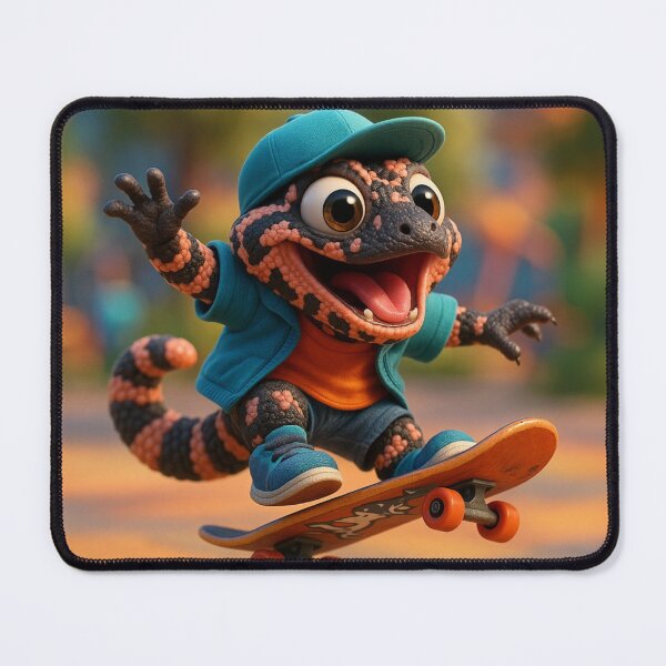 Item preview, Skater Gila Monster Lizard designed and sold by Sillytoe.