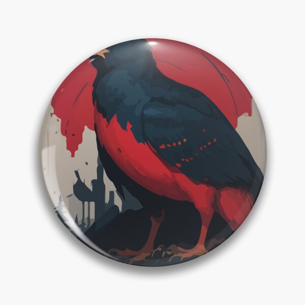 Item preview, Dark Hawk Against Red Moon designed and sold by josrosew.